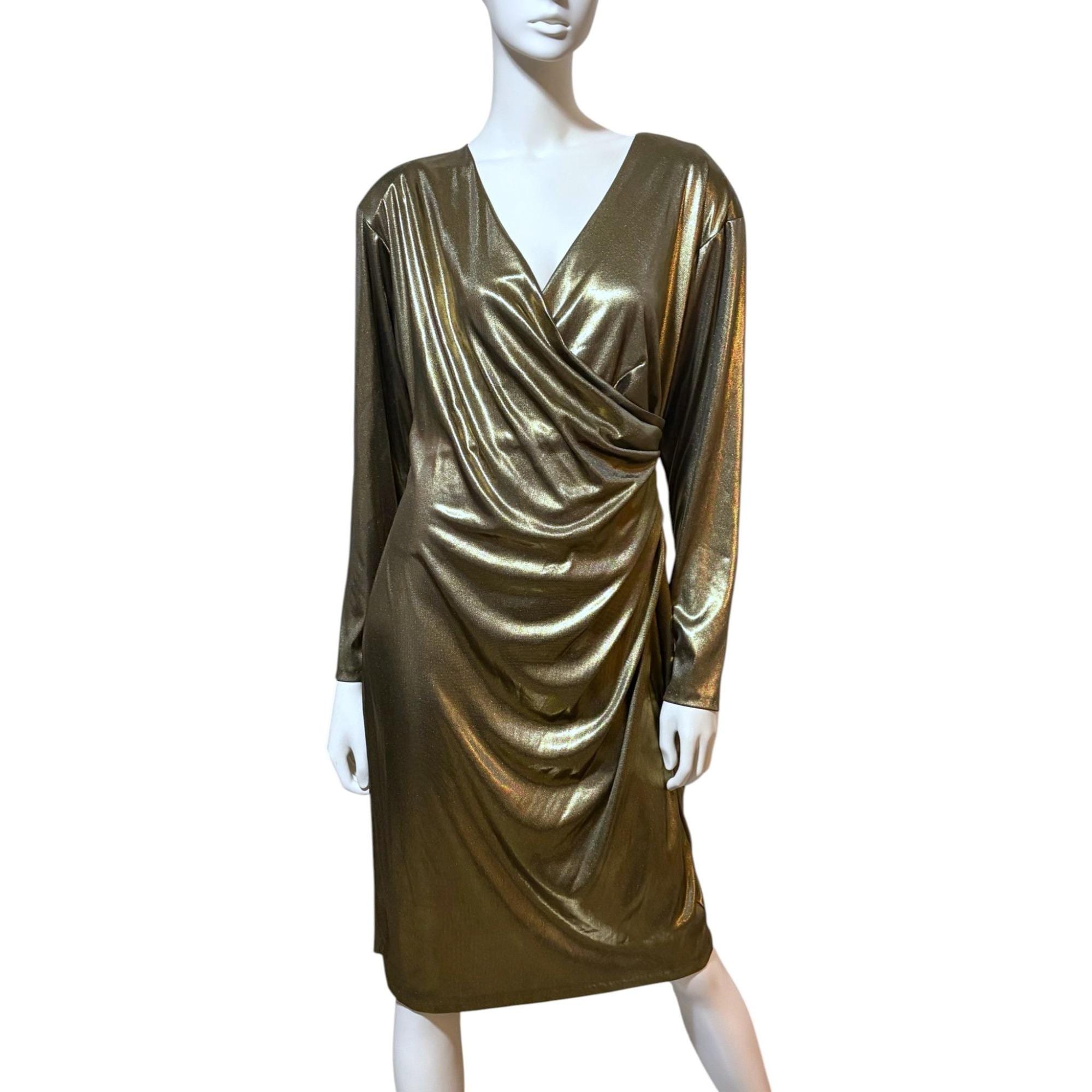 80s Gold Lame Dress - Etsy 80s Gold Lame Dress - Etsy