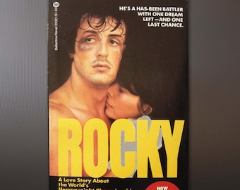 Rocky Movie Tie-in Paperback Book and Bonus Hand Grip