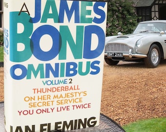 James Bond Omnibus, Volume 2 By Ian Fleming Plus a Bond DVD & Bond bookmark