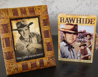 Rowdy Yates Picture Frame PLUS First Season of “Rawhide”.
