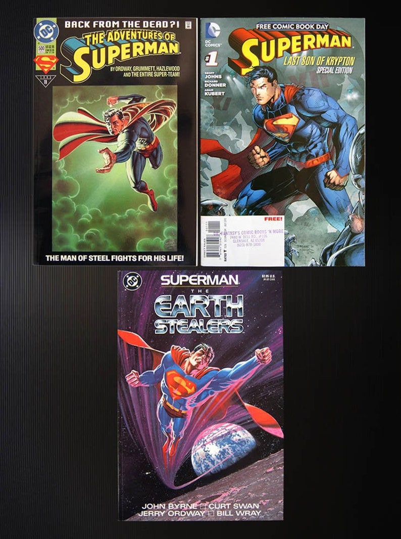 Superman Collection Six issues including two No. 1 comic books image 1