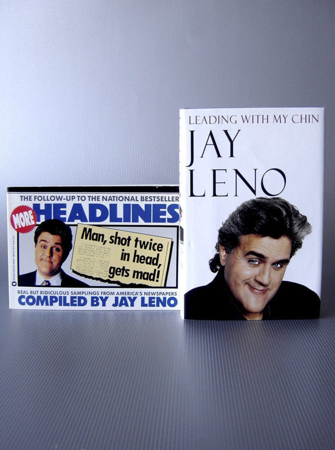 Jay Leno Books Headlines 1990 and BONUS BOOK Jay Leno Biography 1996 Etsy 日本