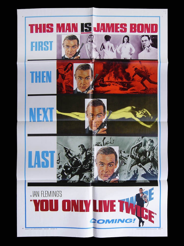 James Bond You Only Live Twice Original Movie Poster 1967 Etsy James Bond You Only Live Twice Original Movie Poster 1967 Etsy
