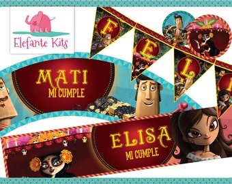 Printable Kit with editable text - The book of Life - Give your name to your Birthday!