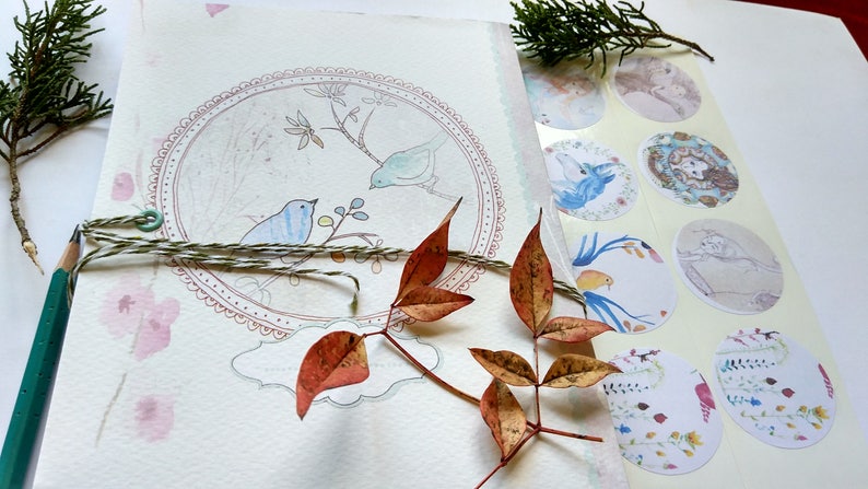 Love Birds Notebookcustom A5 Notebook Notebook For Her Beautiful Notebook Unique Notebook Pretty Notebook Reasons I Love You Notebook - 