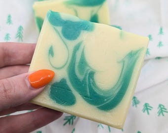 Sage and Lemongrass Bar Soap, 4 oz,  Self Care, Handsoap, Body Bar, Handcrafted