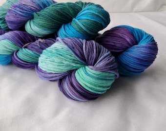 Hilo 100% algodón - Teñido a mano "Aurora" - 100 g