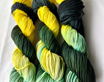 100% Cotton Yarn - Hand dyed - 100g