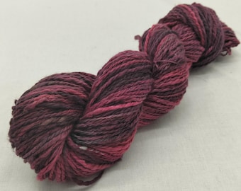 Handspun and Hand-dyed  yarn - Cotton Blend