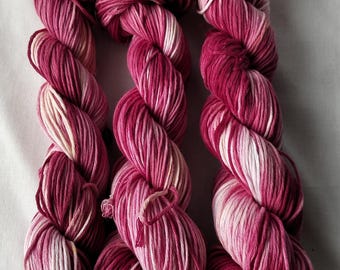 Hilo 100% algodón - Teñido a mano, multicolor, grosor DK - 50 g
