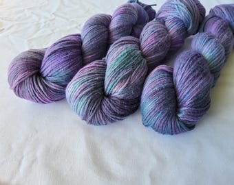 Hilo suave de mezcla de algodón y nailon - Teñido a mano - 100 g