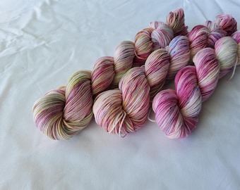 100% Cotton Yarn - Hand dyed Variegated DK - 50g