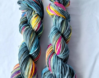 Hilo 100% algodón - Teñido a mano - 100 g/m² OMBRE