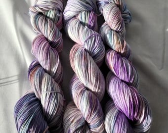Hilo 100% algodón - Teñido a mano, multicolor, grosor DK - 50 g