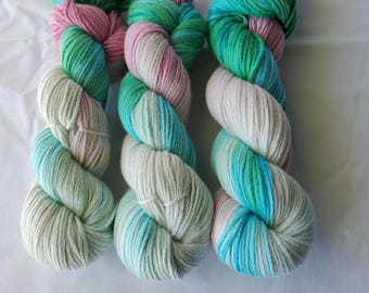 Hilo suave de mezcla de algodón y nailon - Teñido a mano - 100 g
