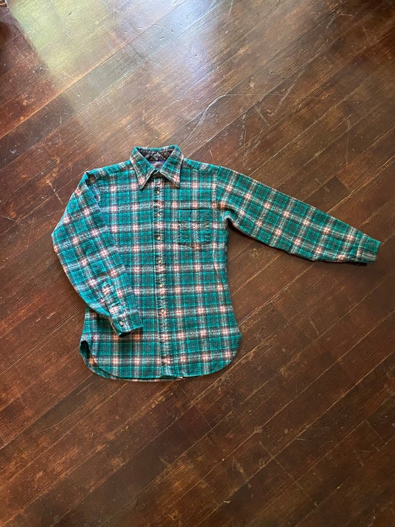 Vintage Men's Women's Medium Plaid Pendleton Long