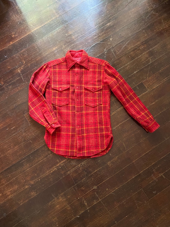 Vintage Men's Women's Medium Plaid Pendleton Long