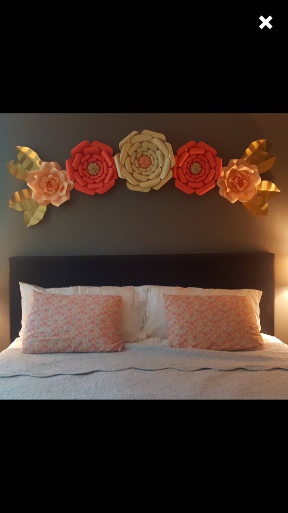 5 Stück Papier Blumen-Schlafzimmer Dekor Wand Blumen für die | Etsy 5 Stück Papier Blumen-Schlafzimmer Dekor Wand Blumen für die | Etsy