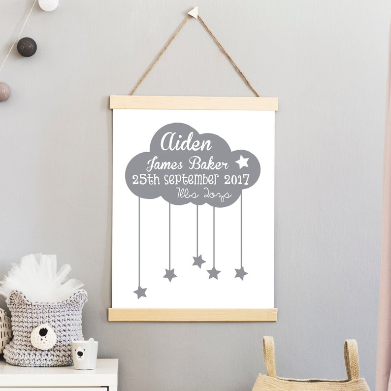 personalised baby nursery decor