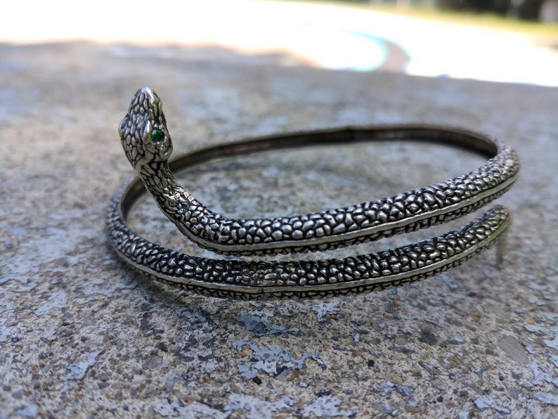 Snake cuff snake bracelet silver snake bracelets snake wrap Etsy