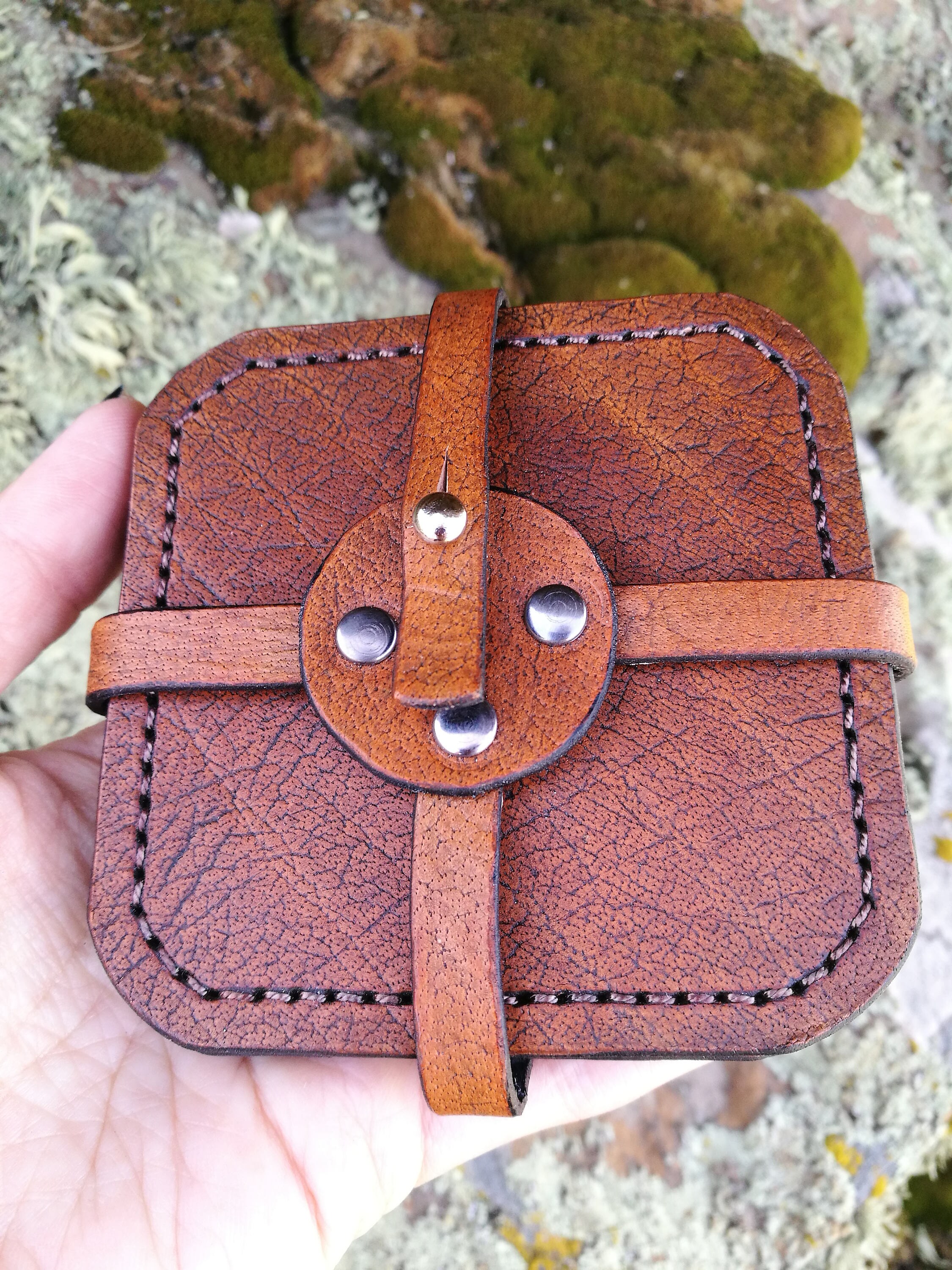 Minimalist Coaster Set Leather Drink Coasters Square Custom Etsy