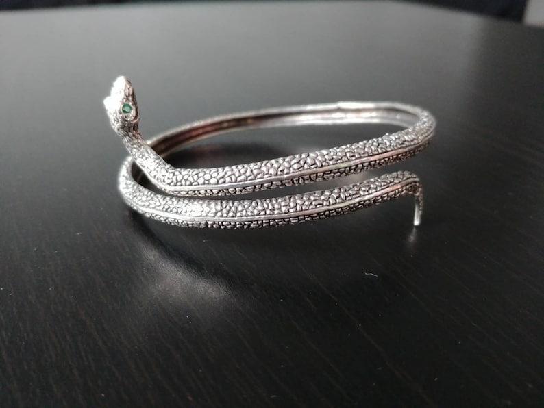 Snake cuff snake bracelet silver snake bracelets snake wrap Etsy