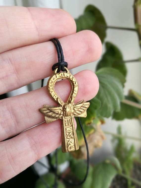 Anhk necklace pendant key of life, ankh necklace for men egyptian necklace,  anhk mythology, hieroglyph kemetic sacred symbol