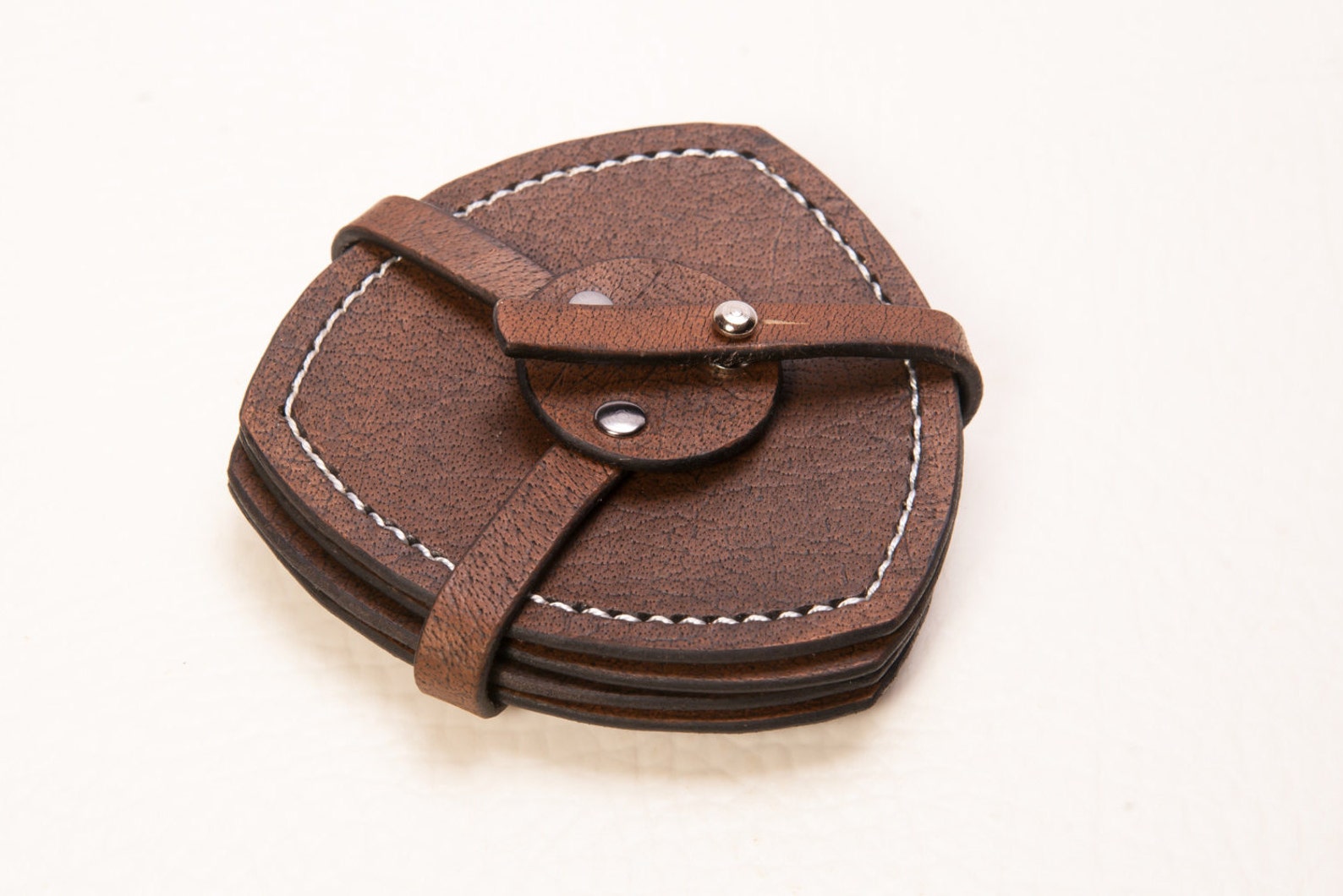 Leather coasters set set of custom hand tooled leather Etsy