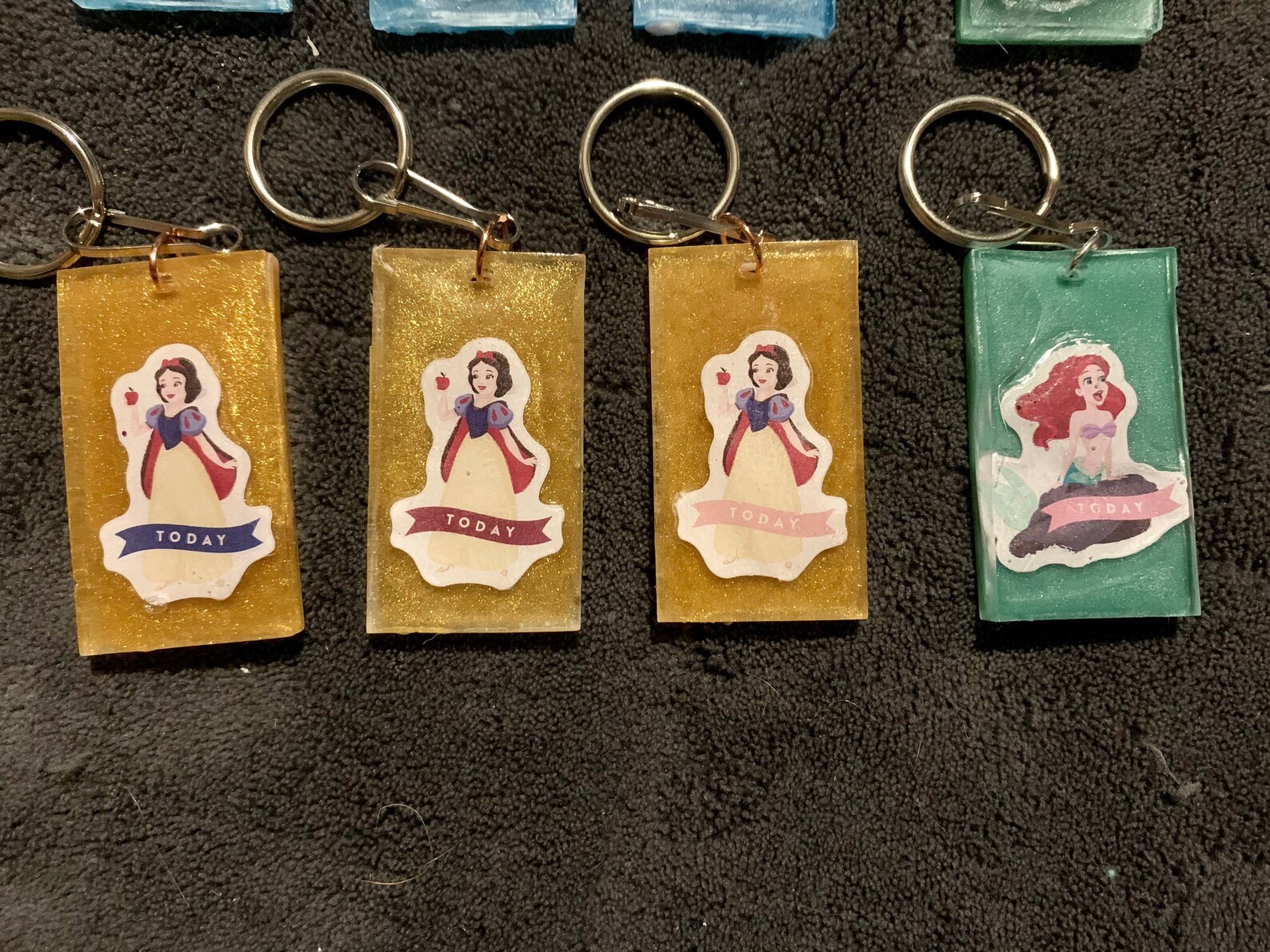 Disney Princess Inspired Keychains Etsy