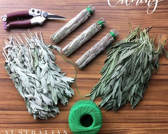 Australia's Best Smudge Stick - Calming Blend - Prairie Sage & Lavender  - Organic, Australian Grown