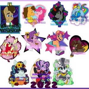 2022 Pin Club Stickers