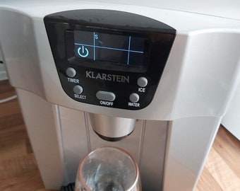 Klarstein Countertop Ice Dispenser/Maker Machine - Working Order - 2 PIN PLUG