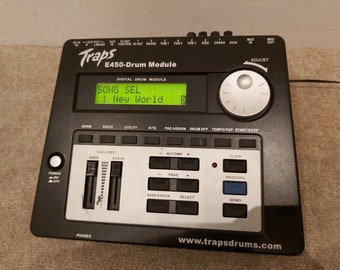 Traps e450 electronic drum module brain - working - no adaptor included