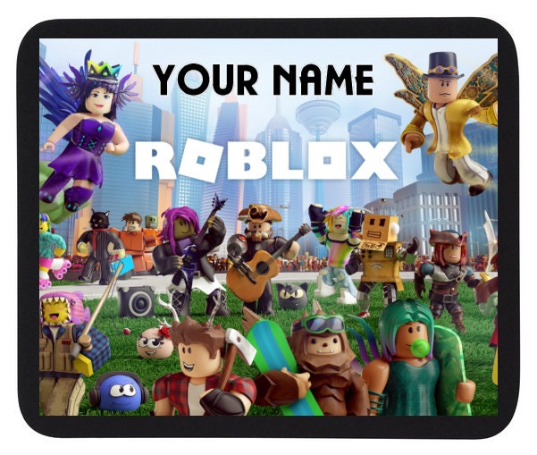 Personalised Custom Name Roblox Game Mouse Mat Pad Etsy - roblox get game name