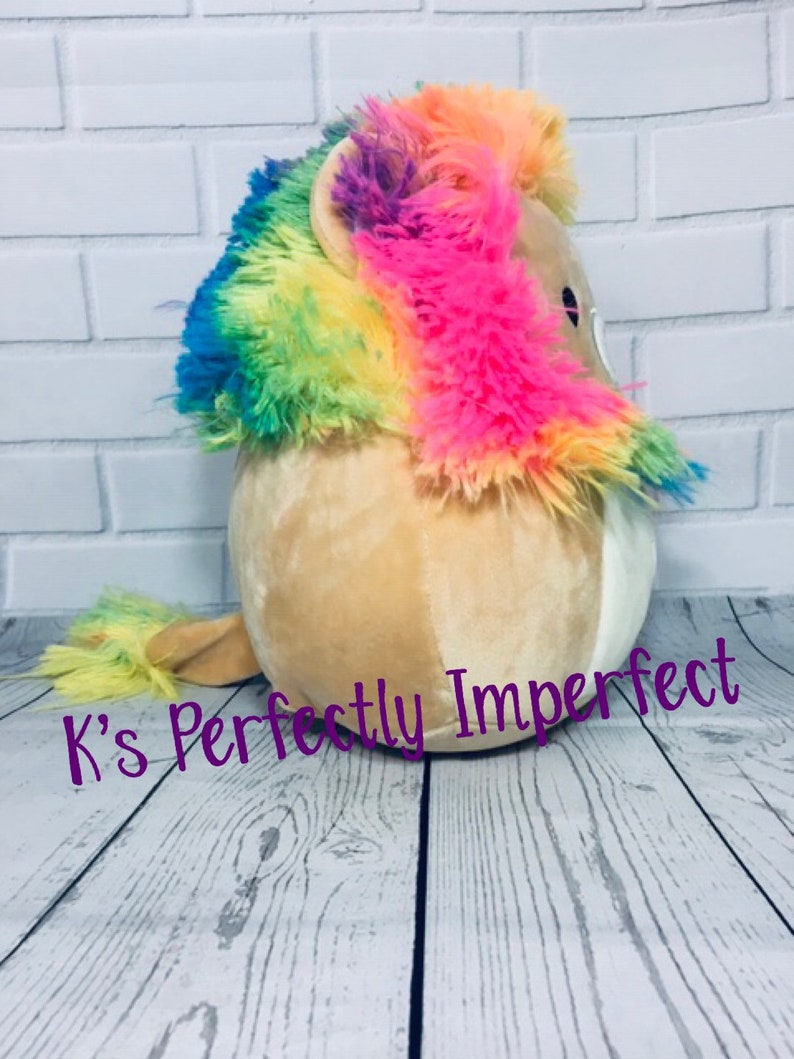 Lion Plush Personalized Lion Rainbow Lion Squishmallow | Etsy
