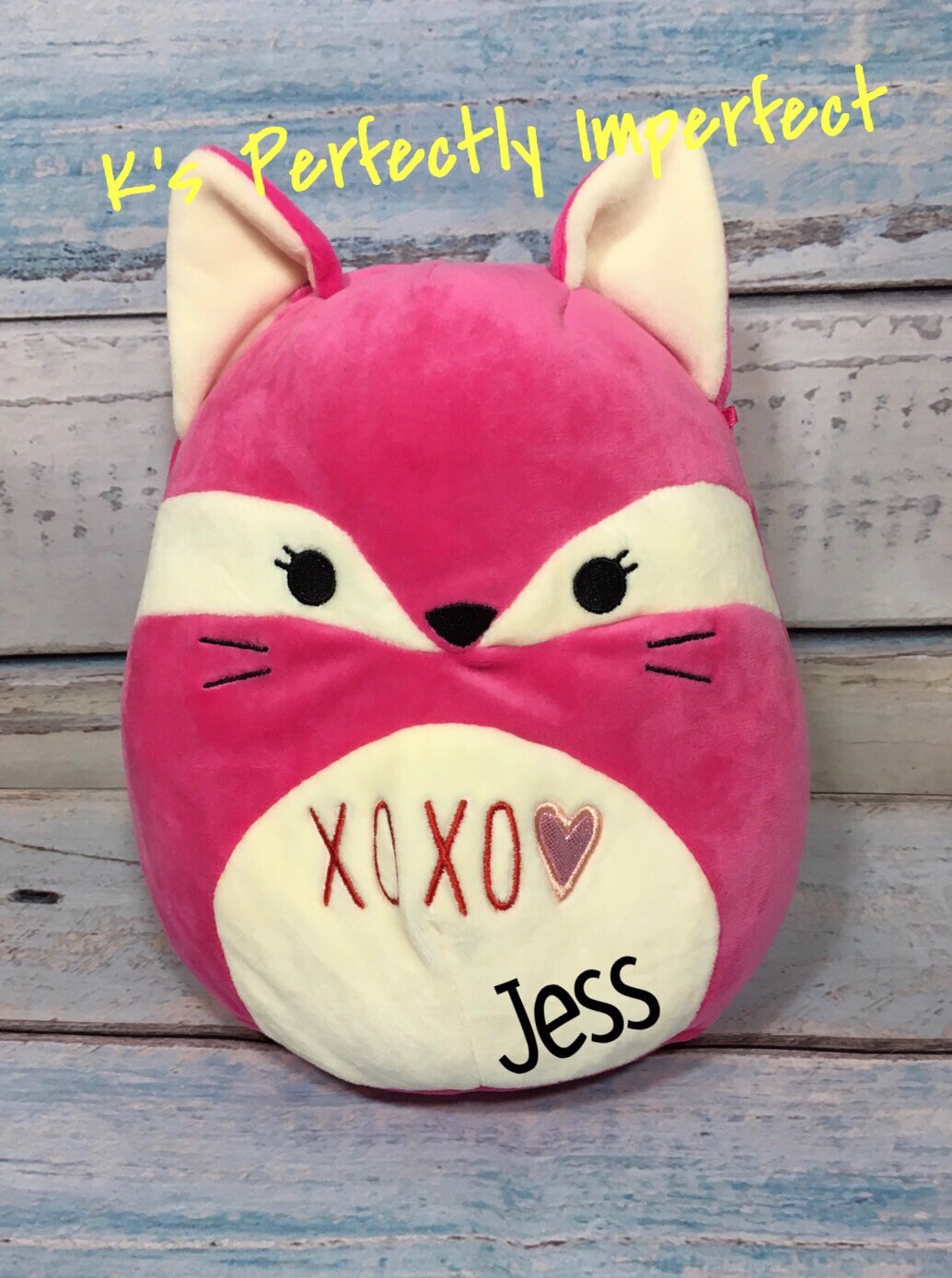 personalized fox stuffed animal