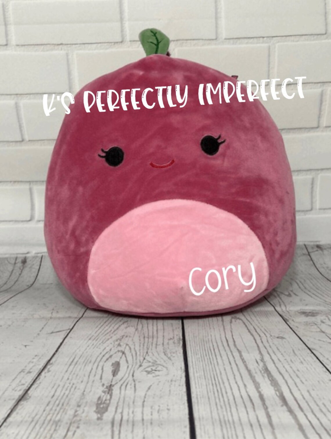 Cherry Plush Personalized Fruit Cherry Squishmallow Etsy