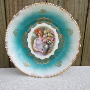 Elegant Vintage Royal Bavaria Portrait Bowl from Germany