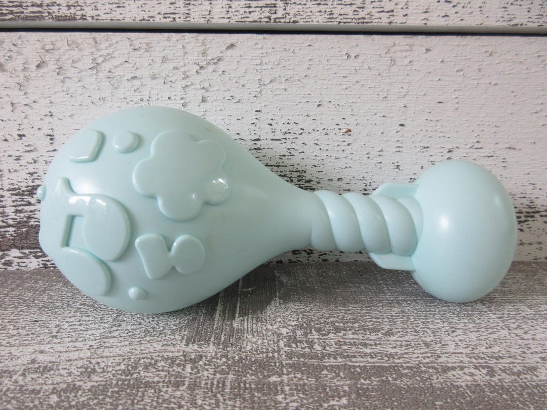 Adorable Large Blue Baby Rattle - Ideal Gift for Newborns - Etsy