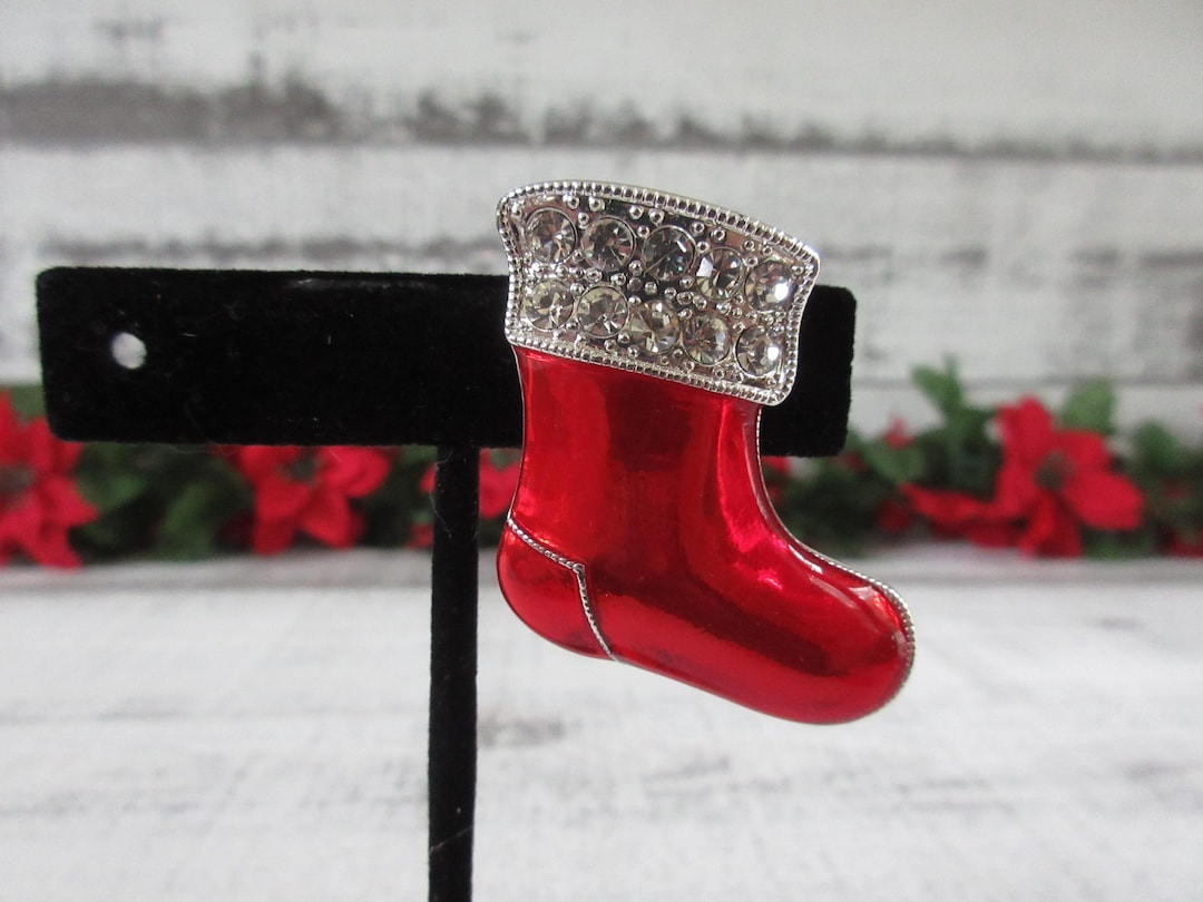 Spilla Da Donna Con Scritta Buon Natale E Bastoncino Di Zucchero Smaltato Design A Forma Di Stella Di Natale Accessorio Festivo Per Abiti Invernali E  P12613593