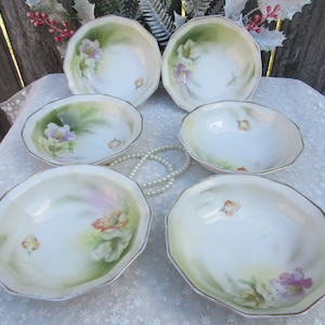 Vintage Prussia Royal Rudolstadt Berry Bowls