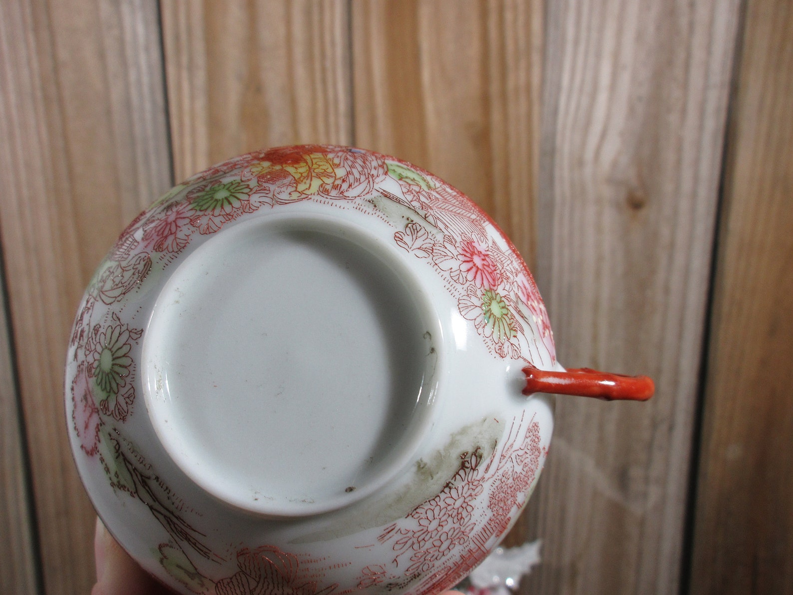 Vintage Asian Tea Cup and Saucer Set Etsy