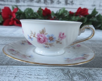 Tazza da tè e piattino Winterling Floral Bavaria - Tazza da tè in porcellana vintage per occasioni speciali