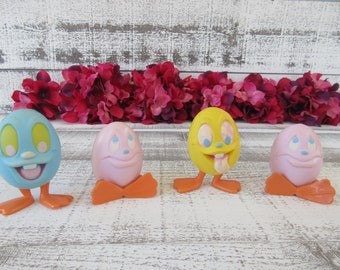 Colorful Egg-shaped Characters - Unique Hard Sponge Decor Pieces