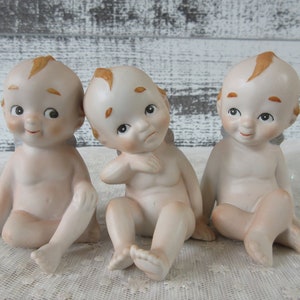 Vintage Kewpie Doll Figurines, Stamped 02132