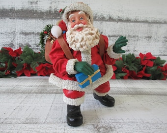 Vintage Possible Dreams Santa Claus Figurine - Here He Comes Down