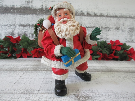 Vintage Possible Dreams Santa Claus Figurine - Here He Comes Down