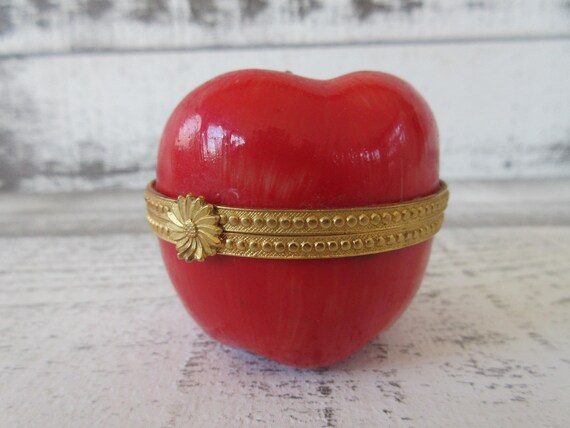 Cute Red Apple Ring Keeper - Unique Ring Holder G… - image 3