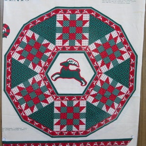 Holiday Sewing Pattern Set: Christmas Patchwork Wreath & Ornaments
