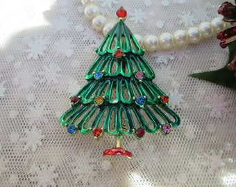 Christmas Tree Brooch